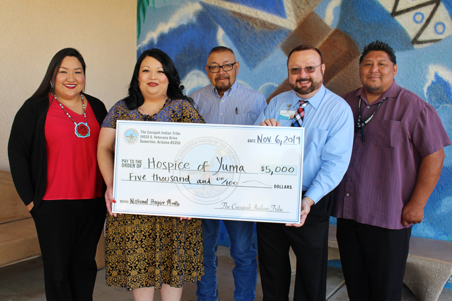 Cocopah Sponsors Hospice of Yuma - Cocopah Indian Tribe