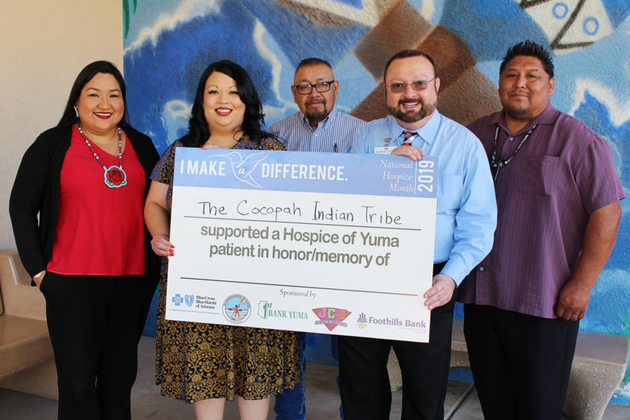 Cocopah Sponsors Hospice of Yuma - Cocopah Indian Tribe